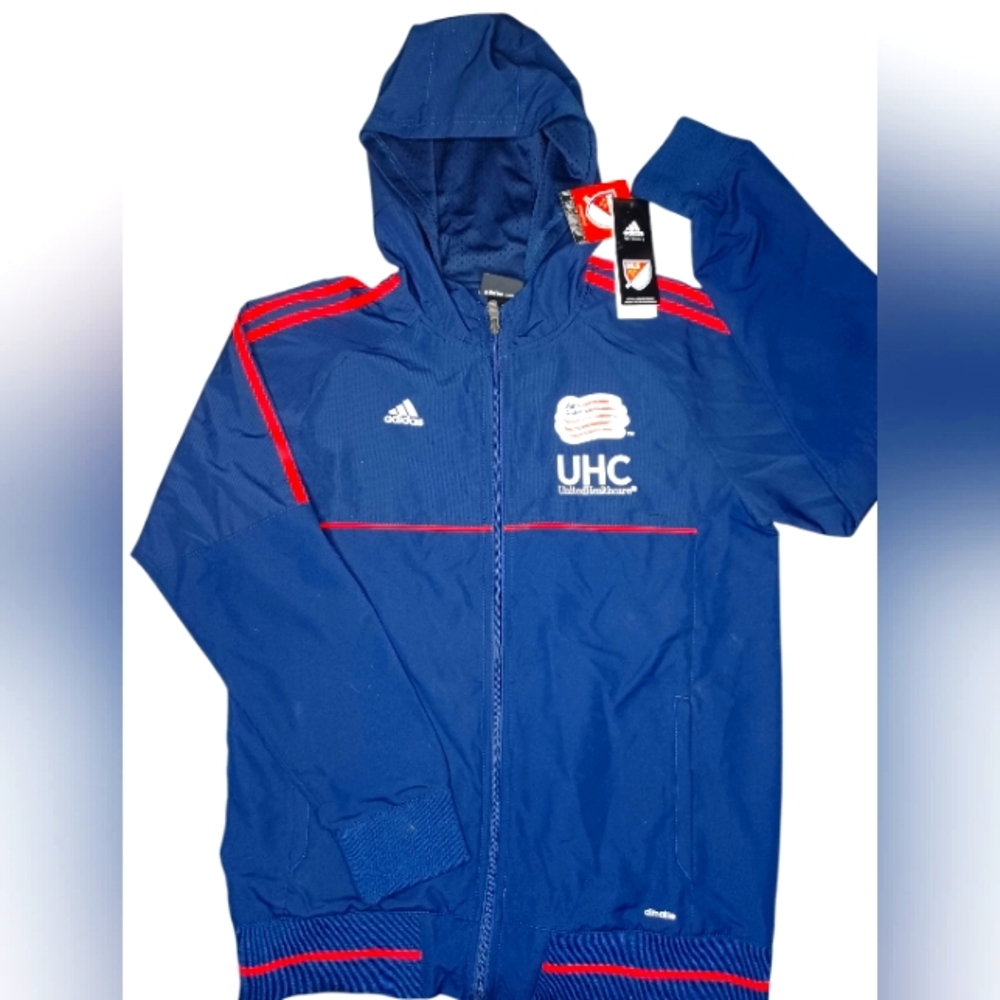 NWT Boys Large (14-16) Adidas Climate UHC MLS Full Zip Jacket